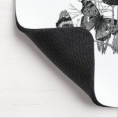 Thrive & Grow Butterfliegen Mousepad (Ecke)