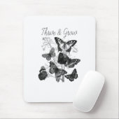 Thrive & Grow Butterfliegen Mousepad (Mit Mouse)
