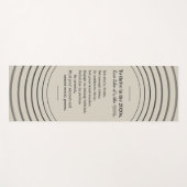 Thrive in 2026 Be Present Yogamatte (Vorderseite (Horizontal))