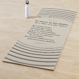 Thrive in 2026 Be Present Yogamatte