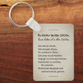 Thrive in 2026 Encouraging Advice Schlüsselanhänger (Vorderseite)