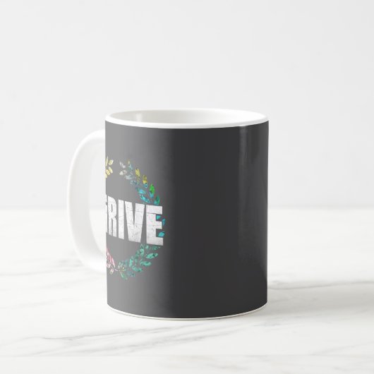 Thrive  kaffeetasse (Vorderseite Links)