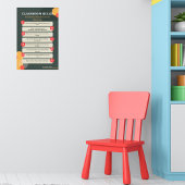 Thrive & Learn: Klassenregeln Poster (Editierbar)