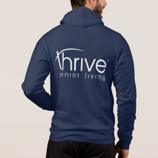 Thrive Sweatshirt with Zipper (Rückseite)