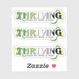 Thriving Aro Pride Aufkleber