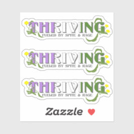Thriving Genderqueer Pride Aufkleber