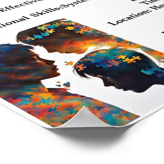 Thriving mit ADHD Konferenz in Oct.NC. Poster (Ecke)