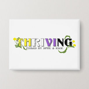 Thriving Non-Binary-Pride Button