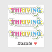 Thriving Pan Pride Aufkleber (Blatt)