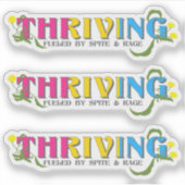 Thriving Pan Pride Aufkleber (Vorderseite)