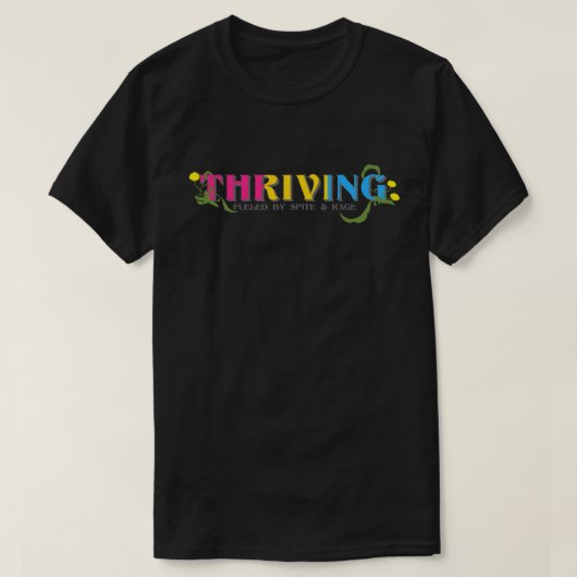 Thriving Pan Pride T-Shirt (Design vorne)