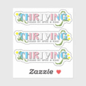 Thriving Trans Pride Aufkleber (Blatt)