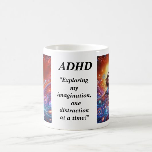 Thriving with ADHD*Dr.Anders Osborne Ph.D. Kaffeetasse (Mittel)