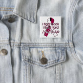 Throat Cancer I fight back Button (Beispiel)