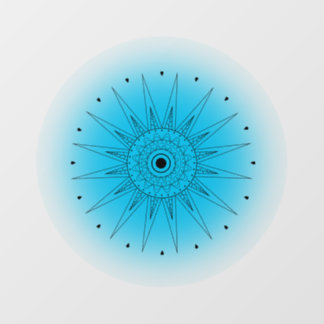 Throat Chakra Fensteraufkleber