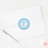 Throat Chakra - Light Blue Runder Aufkleber (Umschlag)
