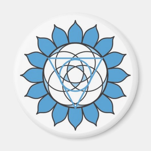 Throat Chakra Magnet (Vorne)