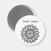 Throat-Chakra-Magnet Magnet (Vorderseite/Rückseite)