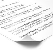 Throat Chakra Poster (Ecke)