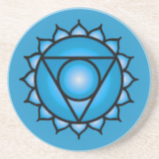 Throat Chakra Sandstone Drink Untersetzer