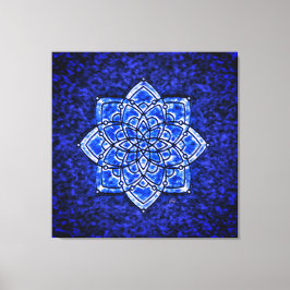 Throat Chakra Vibrationsheiltherapie Leinwanddruck