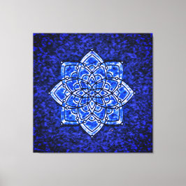 Throat Chakra Vibrationsheiltherapie Leinwanddruck