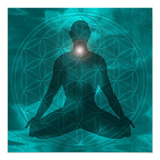 Throat Chakra Vishuddha Poster (Vorderseite)