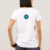 Throat Chakra Visuddha Women's T - Shirt, White T-Shirt (Rückseite)