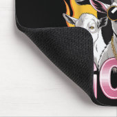 Throat Goat Funny Offensive Erwachsene Grafik Sarc Mousepad (Ecke)