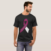 Throat, Neck Head Cancer Awareness Ribbon Shirt (Vorne ganz)