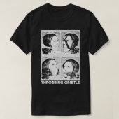Throbbing Gristle FanArt Punk Design White T-Shirt (Design vorne)
