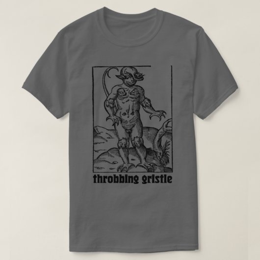 Throbbing Gristle Punk Industrial Design T-Shirt (Design vorne)