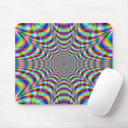 throbbing - optische Täuschung Mousepad (Mit Mouse)