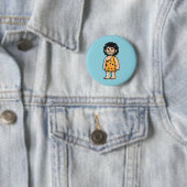 Throk Höhlenmensch Button (Beispiel)
