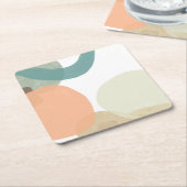 Thrombozyt Rechteckiger Pappuntersetzer (angewinkelt)