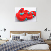Thrombozyten mit roten Blutkörperchen 1 Leinwanddruck (Insitu (Schlafzimmer))