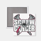 Thrombozytenkrebs Magnet (Vorderseite/Rückseite)