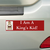Thron, bin ich Kid eines Königs! Autoaufkleber (Auf Auto)
