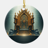 „Thron der Götter – Sitz der himmlischen Macht“ Keramik Ornament (Vorne)