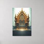 „Thron der Götter – Sitz der himmlischen Macht“ Leinwanddruck (Vorderseite)