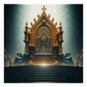 „Thron der Götter – Sitz der himmlischen Macht“ Poster (Vorderseite)