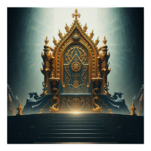 „Thron der Götter – Sitz der himmlischen Macht“ Poster