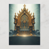 „Thron der Götter – Sitz der himmlischen Macht“ Postkarte (Vorderseite)