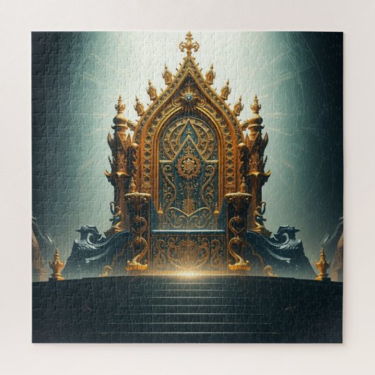 „Thron der Götter – Sitz der himmlischen Macht“ Puzzle (Vertikal)