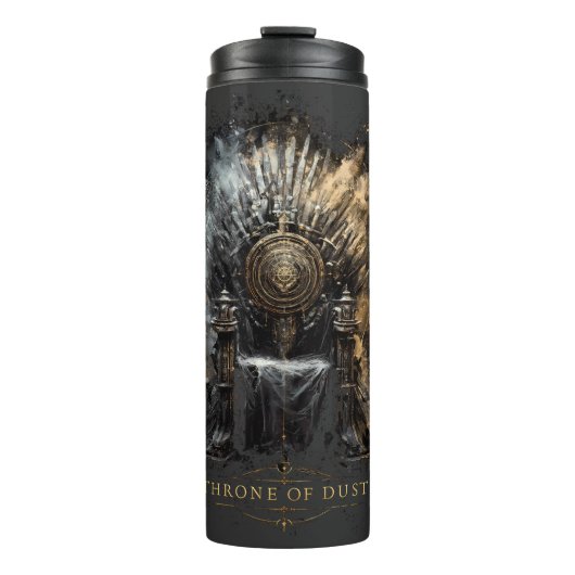 Thron des Staubes Dark Fantasy Thermosbecher (Vorderseite)