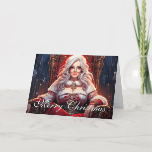 Thron-Diva – Santas heißeste Schwester Karte