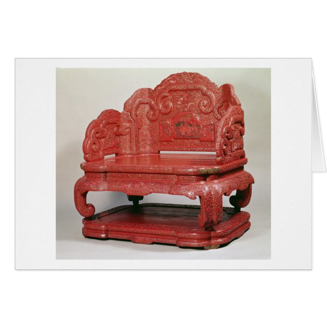 Thron von Kaiser Ch'ien Lung (1736-1795) (Vorderseite (Horizontal))