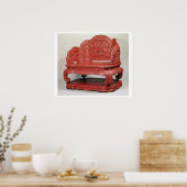 Thron von Kaiser Ch'ien Lung (1736-1795) Poster (Küche)