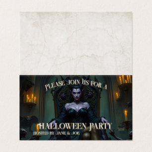 Throndämonenkönigin in Candlelight - Einladung