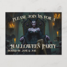 Throndämonenkönigin in Candlelight - Einladung